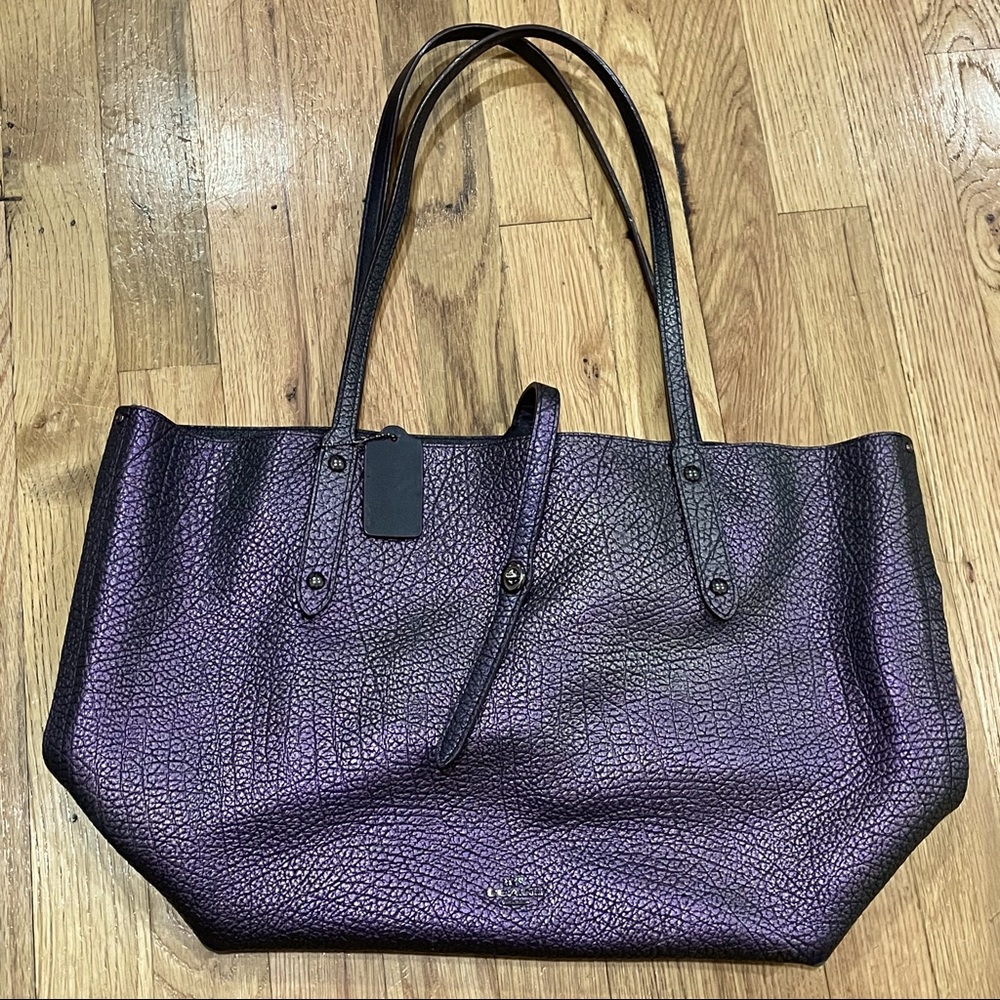 ✨Coach Multi-chrome Purple Shoulder Bag✨